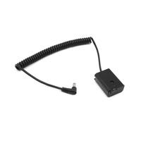 NP-FW50 imitacja baterii opakowanie łącznik z złącze męskie DC moc kabel spiralny dla Sony A6500 A6300 A6000 a7 a72 a7s a7r 2